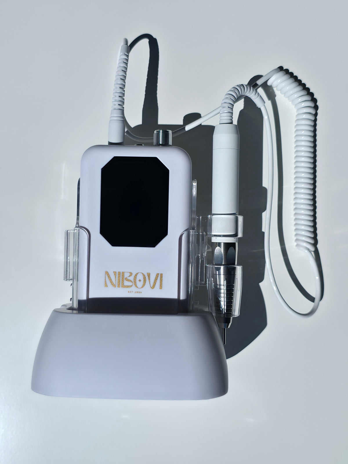 NIBOVI Luxe BLANC E-File Machine - Acetone-resistant